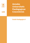 Annales Universitatis Paedagogicae Cracoviensis Studia Paedagogica II (2012)